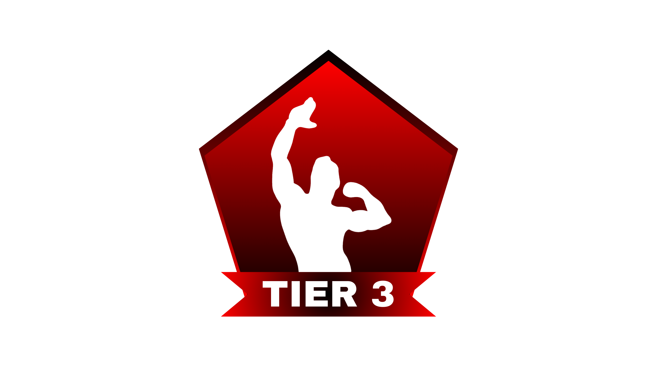 Tier 3 Chasing Aesthetics badge with bodybuilding silhouette